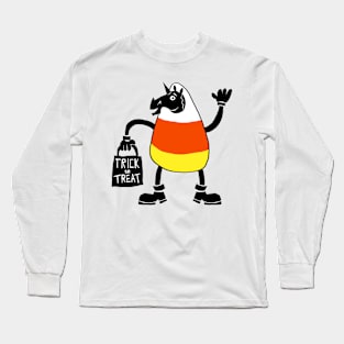 Candy Corn Unicorn Long Sleeve T-Shirt